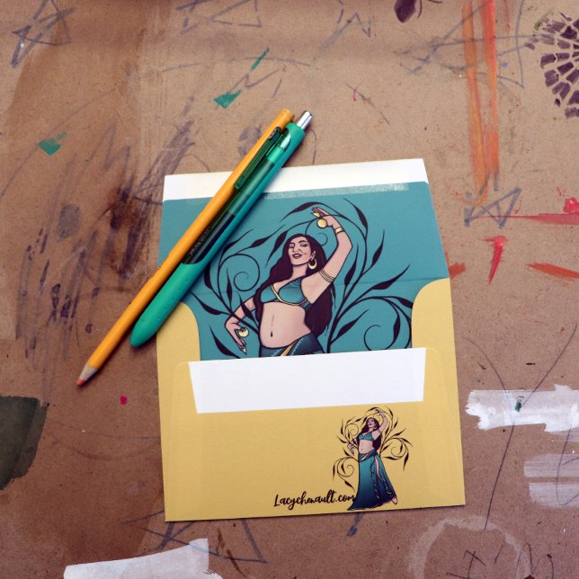 Enveloppe Danseur du ventre (Créateur téléchargé)