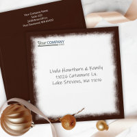 Dark Brown Company Business Logo préadressé