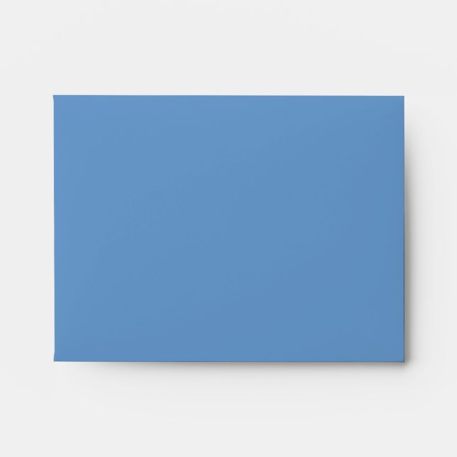 Enveloppe de baby shower - bleu (Devant)