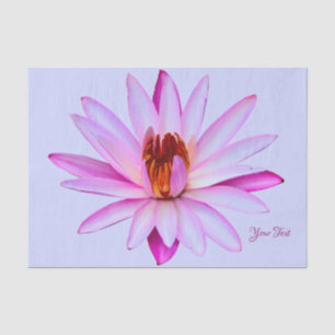 Enveloppe de cadeau bleue de papier de soie de