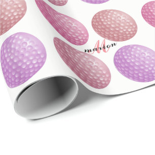 ENVELOPPE DE CADEAU DE BOULE DE GOLF, PAPIER DE