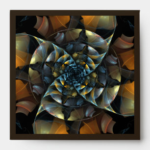 Enveloppe de Carré d'art Abstrait Pinwheel