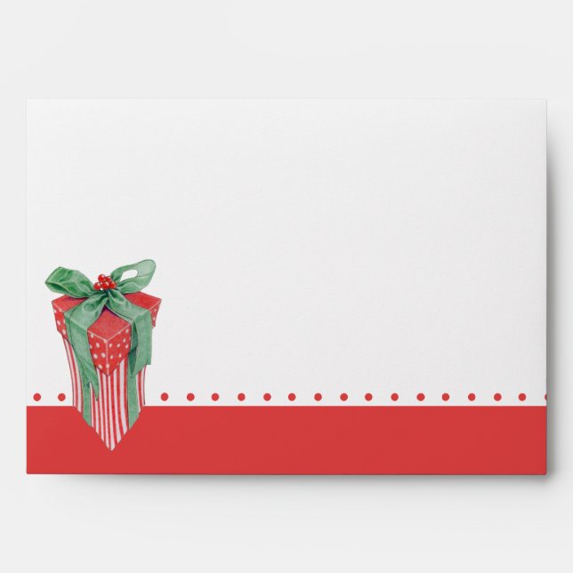 Enveloppe de carte cadeau de Noël (Devant)