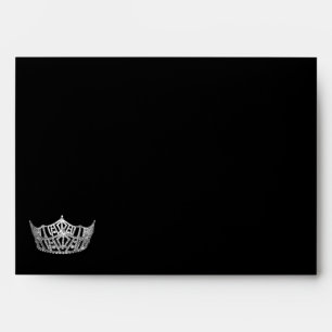 Enveloppe de carte de couronne