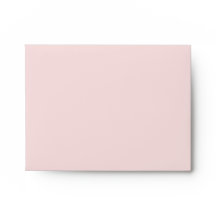 Enveloppe de carte de note rose vierge avec adress