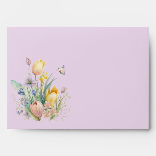 Enveloppe de carte de Pâques (Devant)
