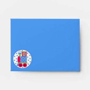 Enveloppe de carte de remerciement Train Choo Choo
