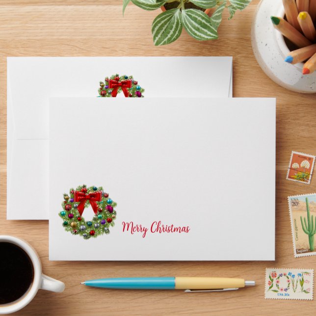 Enveloppe de carte de vacances (Desk)