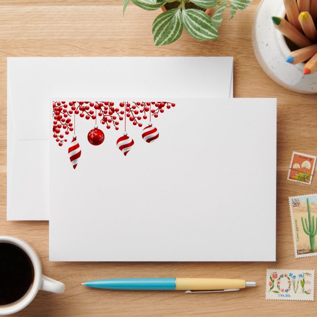 Enveloppe de carte de vacances (Desk)