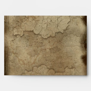 Enveloppe de carte de voeux rustique PARCHED EARTH