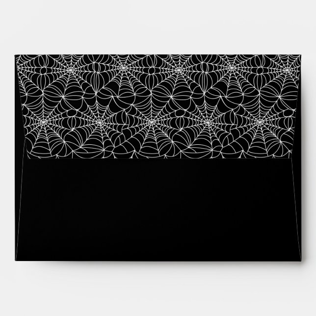 Enveloppe de carte Halloween (Dos (Haut rabat))