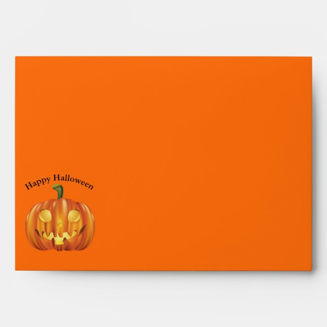 Enveloppe de carte Halloween (Devant)