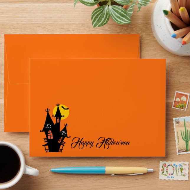 Enveloppe de carte Halloween (Desk)