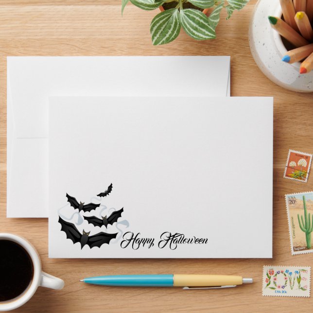 Enveloppe de carte Halloween (Desk)