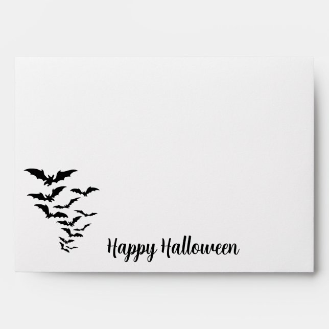 Enveloppe de carte Halloween (Devant)