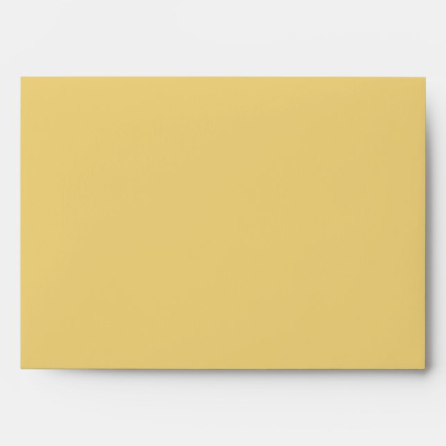 Enveloppe de cartes de voeux Jaune et Rouge (Devant)