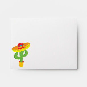 Enveloppe de célébration de cactus de fiesta Cinco