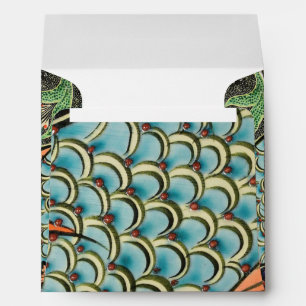 enveloppe de conception de poisson vintage