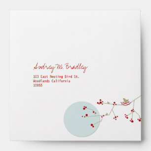 Enveloppe de coutume de baby shower de famille