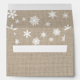 Enveloppe de dentelle de carte de voeux de