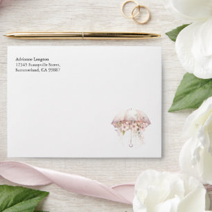 Enveloppe de douche de mariée, enveloppe d'invitat
