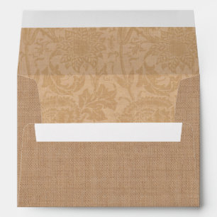 Enveloppe de Faire-part de mariage monogramme Red 