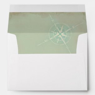 Enveloppe de Faire-part de mariage Nautique Star