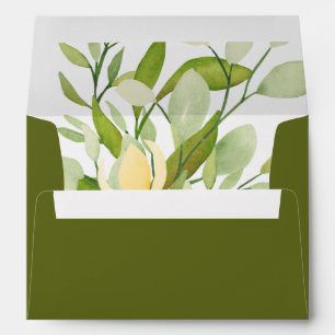 Enveloppe de feuillage et de fleurs de bouquet de 