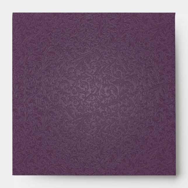 Enveloppe de fibres de prune (Carré) (Devant)