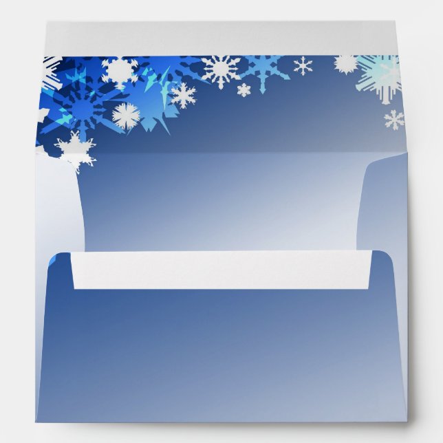 Enveloppe de flocons de neige (Dos (Bas))