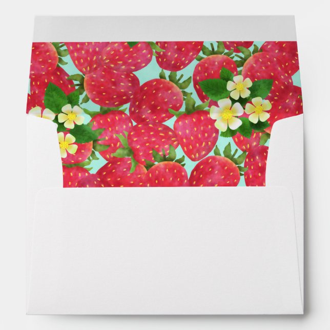 Enveloppe de fraise liée (Dos (Bas))