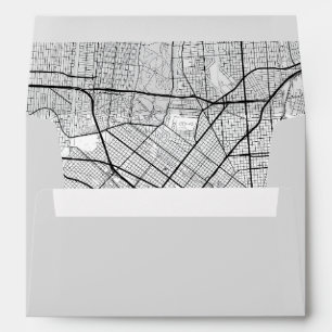Enveloppe de la carte de la ville de la Nouvelle-O