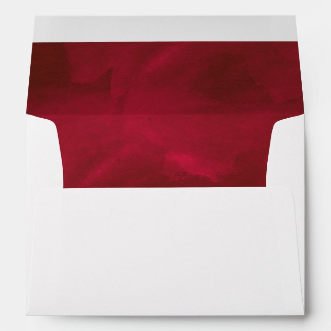 Enveloppe de la carte de voeux de Noël (Dos (Bas))