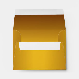Enveloppe de la carte Métallic Autumn Gold Note