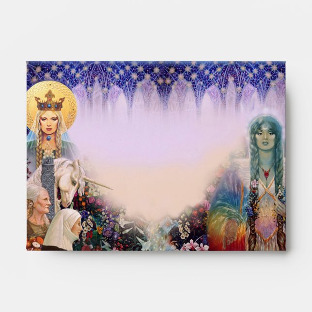 Enveloppe de la déesse par Elizabeth Kyle. (Devant)