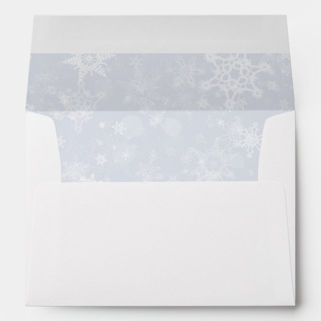 Enveloppe de la neige argentée (Dos (Bas))