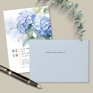 Enveloppe de l'adresse de retour du Mariage de lig