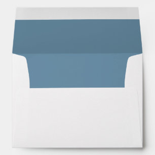 Enveloppe de l'adresse de retour en bleu foncé