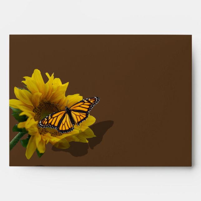 Enveloppe de lin de tournesol (Devant)