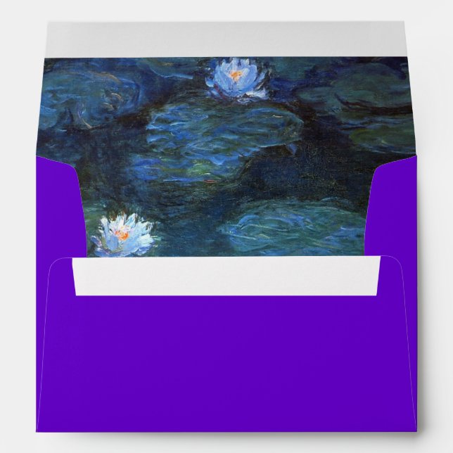 Enveloppe de lis de Monet (Dos (Bas))