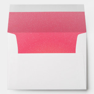 Enveloppe de luxe rose saumon doublée