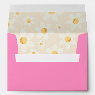 Enveloppe de marguerite rétro   Statione florale d
