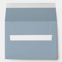 Enveloppe de Mariage bleu Dusty
