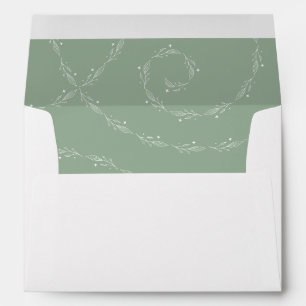 Enveloppe de Mariage botanique mystique