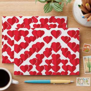 Enveloppe de mariage Chéri(e) – Cœur romantique