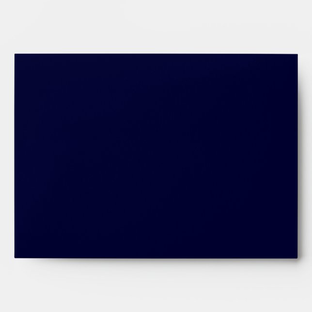 Enveloppe de mariage de bleu marine (Devant)