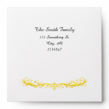Enveloppe de mariage élégante