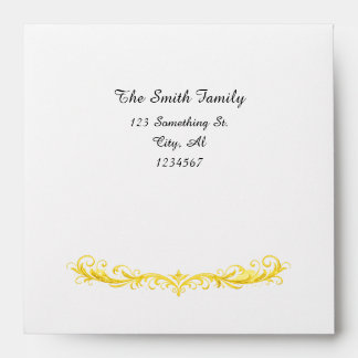 Enveloppe de mariage élégante
