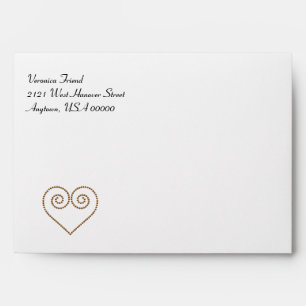 Enveloppe de mariage élégante