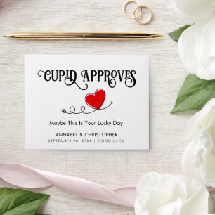 Enveloppe de mariage Lotto Cupidon approuve — Pe